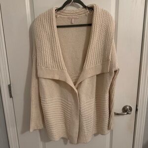 Victoria's Secret Cream Knit Cardigan